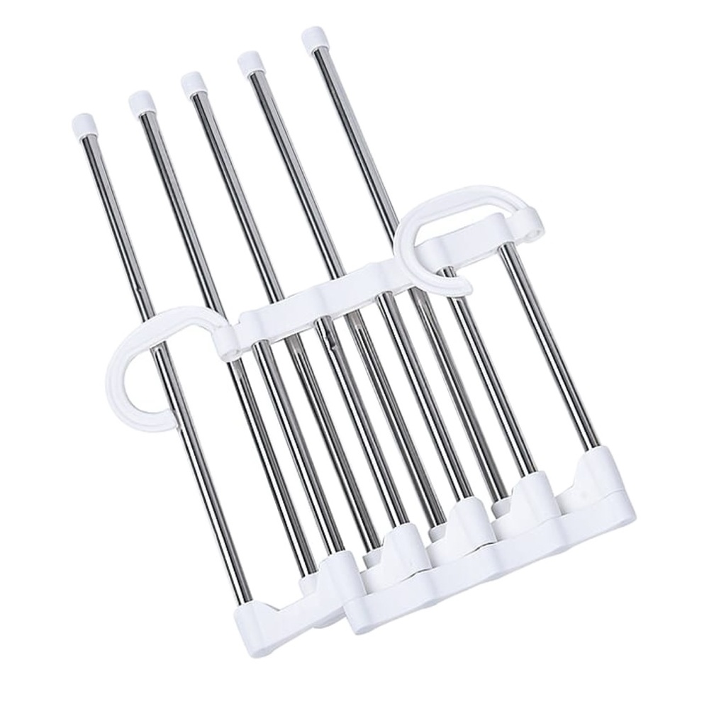 White 5-Layered Pants Rack